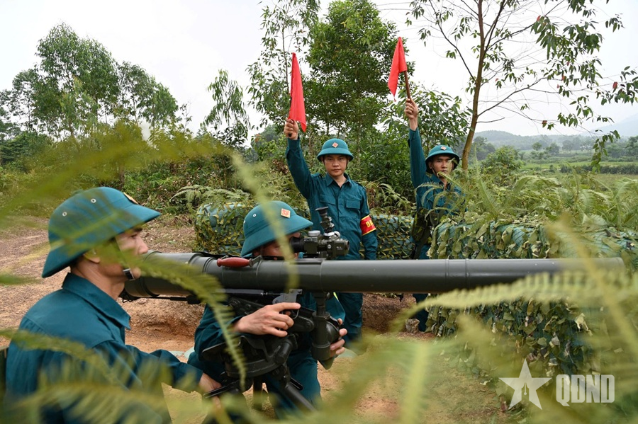 Xã Đồng Lương hoàn thành xuất sắc nhiệm vụ diễn tập tác chiến trong KVPT tỉnh Phú Thọ
